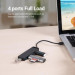 Зчитувач флеш-карт 2-in-1 USB 3.0 A Card Reader (SD+TF) Black Dual Drive Letter 0.15M Vention (CLPBB)