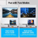 Vention Перехідник HDMI 90 Degree Male to Female Vertical Flat Adapter Black Vention (AIPB0)