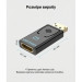 Перехідник DisplayPort Male to HDMI Female Adapter Black Vention (HBMB0)