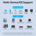 Vention Перехідник USB-C to 2.5 Gigabit Ethernet Adapter 0.15M Gray Aluminum Alloy Type Vention (CFTHB)