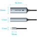 Vention Перехідник USB-C to 2.5 Gigabit Ethernet Adapter 0.15M Gray Aluminum Alloy Type Vention (CFTHB)