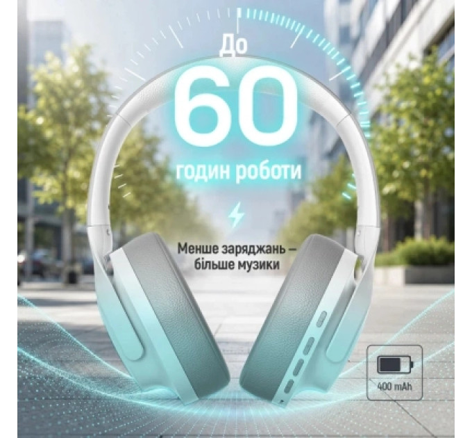 ColorWay Навушники ColorWay Aero ANC White/Gray (CW-HBT02WT)