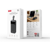 Універсальна мобільна батарея XO PR298 30000mAh Black Універсальна мобільна батарея XO PR298 30000mAh Black