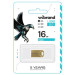 Wibrand USB флеш накопичувач Wibrand 16GB Hawk Gold USB 2.0 (WI2.0/HA16M1G)