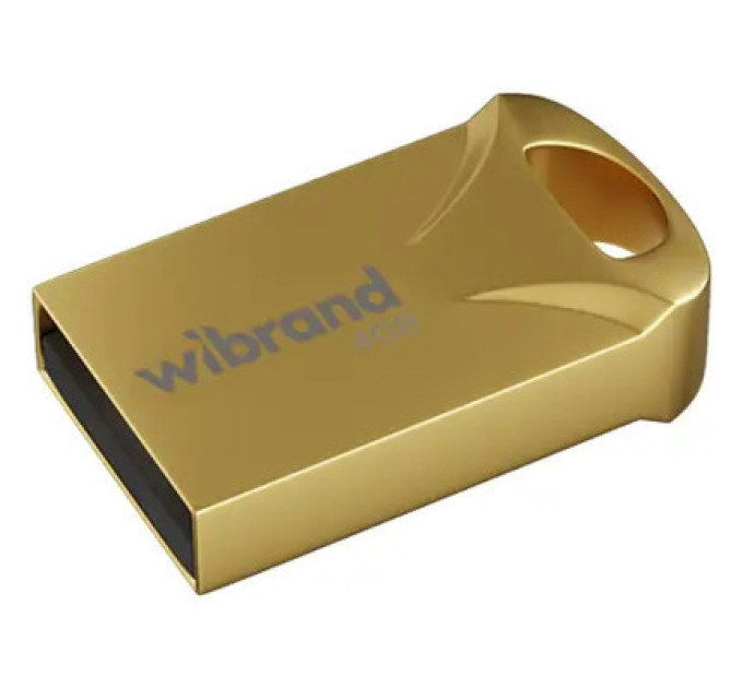 Wibrand USB флеш накопичувач Wibrand 4GB Hawk Gold USB 2.0 (WI2.0/HA4M1G)