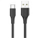 Vention Дата кабель USB 2.0 AM to Type-C 3.0m 3.0A (18W) PVC black Vention (CTHBI)