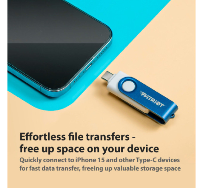 Patriot USB флеш накопичувач Patriot 32GB Xporter X550 USB 3.2/Type-C (PS32GX550AAD)