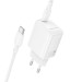 BOROFONE Зарядний пристрій BOROFONE BN26 Fuente USB-C PD20W + cable USB-C to USB-C White (6941991120251)