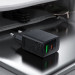 Acefast Зарядний пристрій Acefast A78 1xUSB-C PD20W + 1xUSB-A GaN Black (6974316283256)