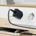 Acefast Зарядний пристрій Acefast A78 1xUSB-C PD20W + 1xUSB-A GaN Black (6974316283256)