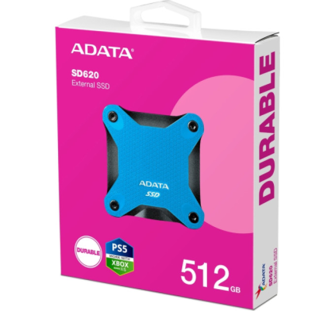 ADATA Накопичувач SSD USB 3.2 512GB SD620 ADATA (SD620-512GCBL)