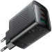 Acefast Зарядний пристрій Acefast 2xUSB-C + 1xUSB 67W GaN black (6974316284048)