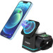 Energizer Зарядний пристрій Energizer 15W 3-in-1 magnetic wireless black (WCP307)