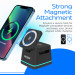 Energizer Зарядний пристрій Energizer 15W 3-in-1 magnetic wireless black (WCP307)