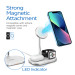 Energizer Зарядний пристрій Energizer 15W 3-in-1 magnetic wireless white (WCP303)