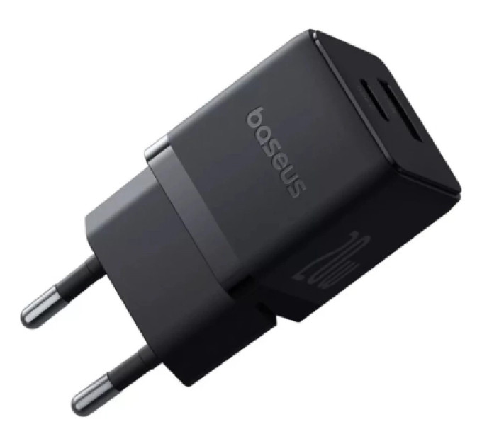 Baseus Зарядний пристрій Baseus 1xUSB-C PD20W + 1xUSB + cable USB-C to USB-C white (P10111608113-01)