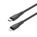 ColorWay Дата кабель USB-C to Lightning 1.0m PD30W textured PVC black ColorWay (CW-CBPDCL094-BK)