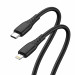 ColorWay Дата кабель USB-C to Lightning 1.0m PD30W textured PVC black ColorWay (CW-CBPDCL094-BK)
