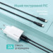 ColorWay Дата кабель USB-C to Lightning 1.0m PD30W textured PVC black ColorWay (CW-CBPDCL094-BK)