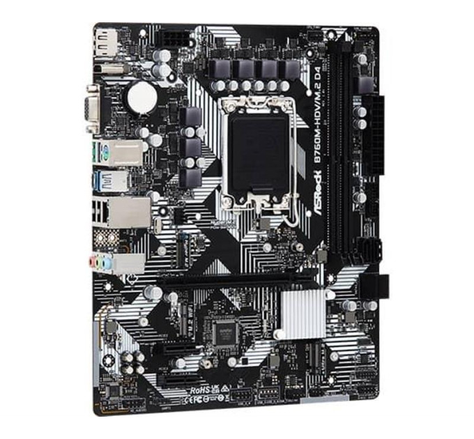 Материнская плата  ASRock B760M-HDV/M.2 D4 (s1700/B760/DDR4/mATX)