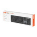 2E Клавіатура мембранна 2E KS240 110key, WL/BT, EN/UK/RU, сіро-чорний