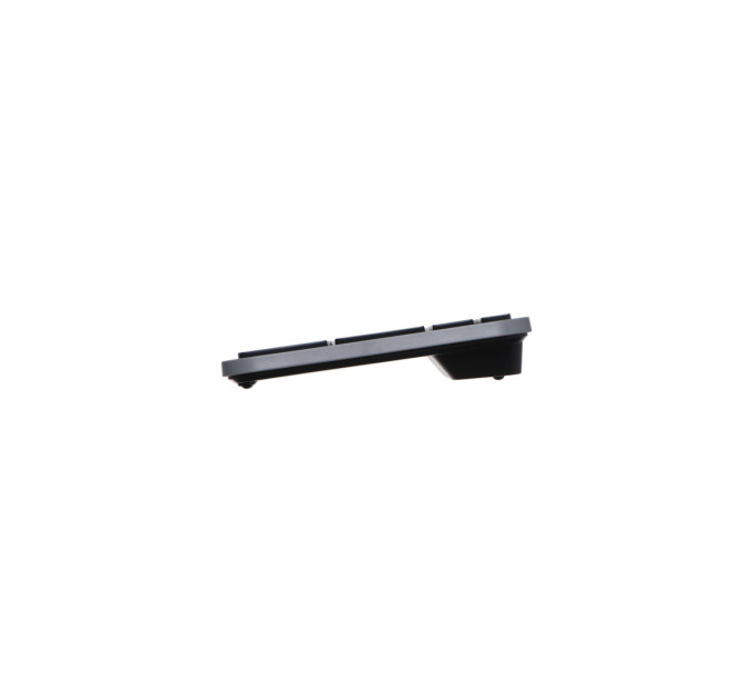 2E Клавіатура мембранна 2E KS240 110key, WL/BT, EN/UK/RU, сіро-чорний
