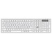 2E Клавіатура ножнична 2E KS270 105key, WL/BT, EN/UK/RU, сріблясто-білий