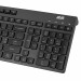 2E Клавіатура мембранна 2E KS280 120key, WL/BT, EN/UK/RU, silent, чорно-сіра
