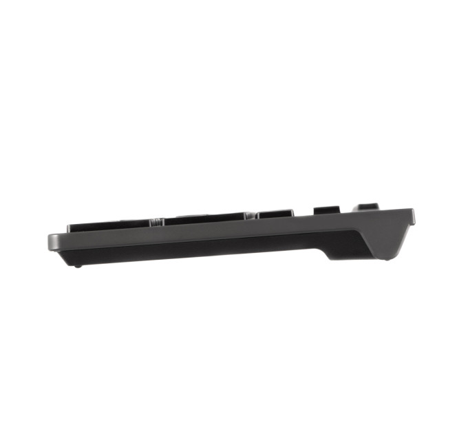 2E Клавіатура мембранна 2E KS280 120key, WL/BT, EN/UK/RU, silent, чорно-сіра