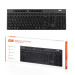 2E Клавіатура мембранна 2E KS280 120key, WL/BT, EN/UK/RU, silent, чорно-сіра
