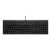HP Клавіатура мембранна НР 125, 109key, USB-A, EN/UK, чорний