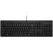 HP Клавіатура мембранна НР 125, 109key, USB-A, EN/UK, чорний