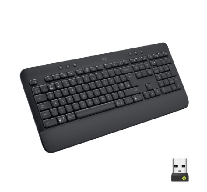 Logitech Клавіатура Logitech Signature K650 USB/Bluetooth UA Graphite (920-010945)