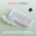 Logitech Клавіатура Logitech G713 Aurora Gaming GX Red USB UA Off-White (920-010678)