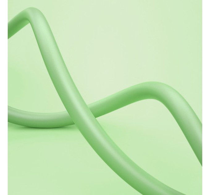Дата кабель USB 2.0 AM to Micro 5P 1.0m soft silicone green ColorWay (CW-CBUM042-GR)
