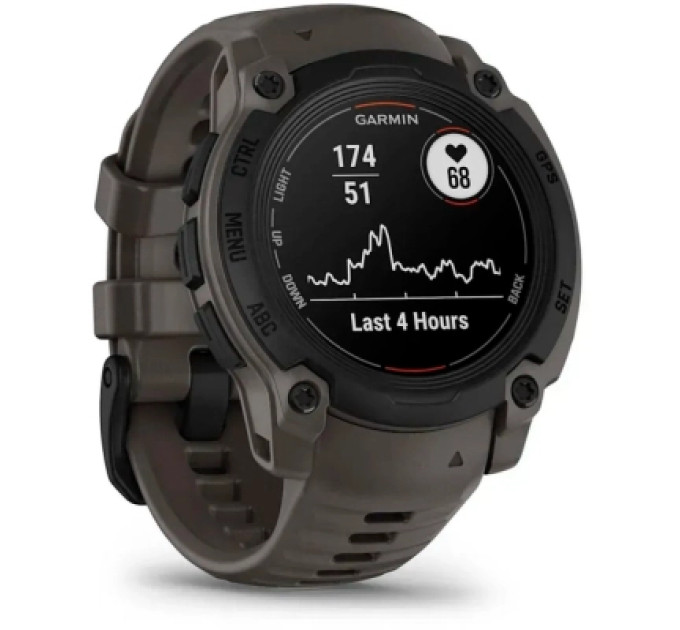 Garmin Смарт-годинник Garmin Instinct E, 40 mm, Black Bezel with Charcoal Band, GPS смарт-годинник (010-02932-00)