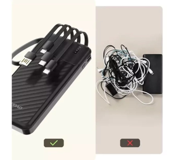 Dudao Батарея універсальна Dudao K11 10000mAh (6977196681853)