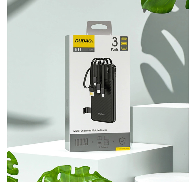 Dudao Батарея універсальна Dudao K11 10000mAh (6977196681853)