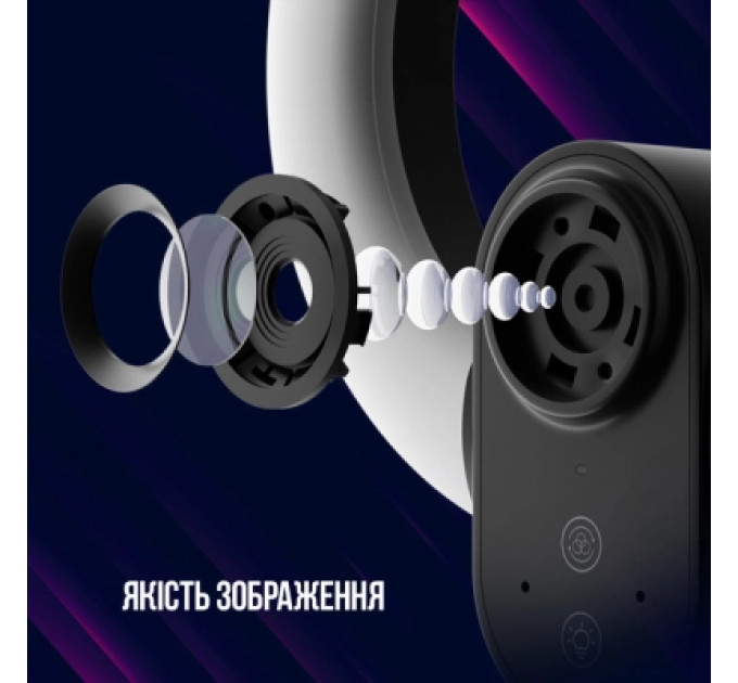 Lorgar Веб-камера Lorgar Circulus 910 Streaming 5MP 1944 Auto Focus Stereo (LRG-SC910)