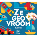 Djeco Настільна гра Djeco Набір дерев'яних геометричних фігур Ze Geo Vroom (DJ06436)
