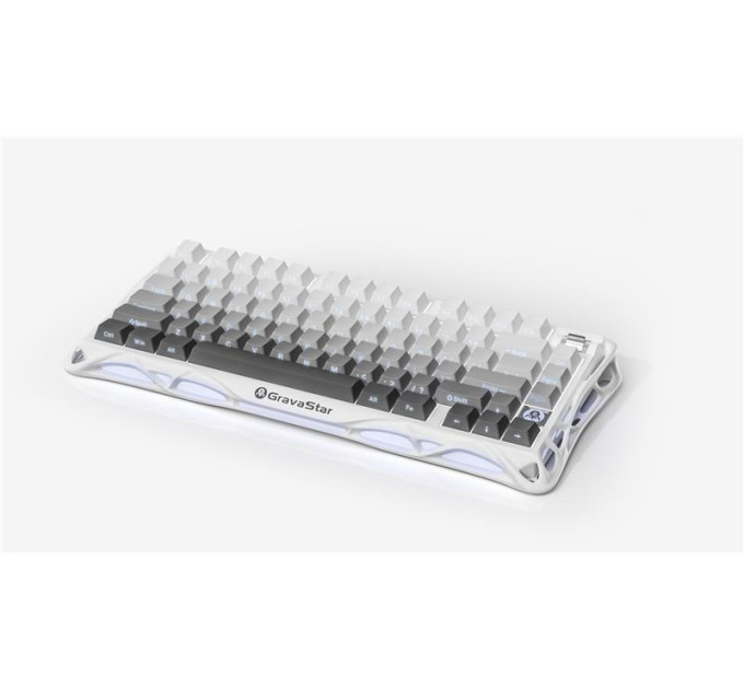 GravaStar Клавіатура GravaStar Mercury K1 TKL Wireless/Bluetooth/USB UA White (GSK1_GWHT)