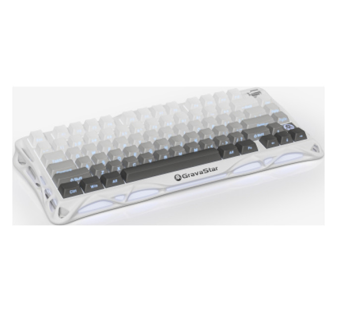 GravaStar Клавіатура GravaStar Mercury K1 TKL Wireless/Bluetooth/USB UA White (GSK1_GWHT)