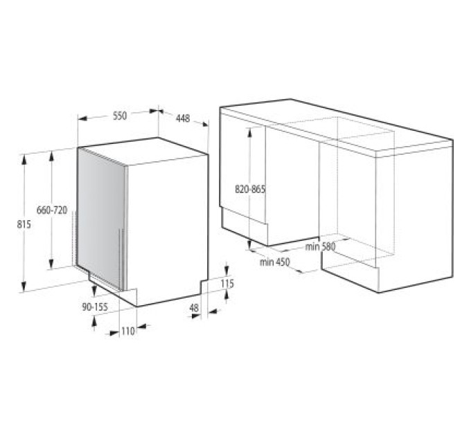 Gorenje Посудомийна машина Gorenje GV520E10S