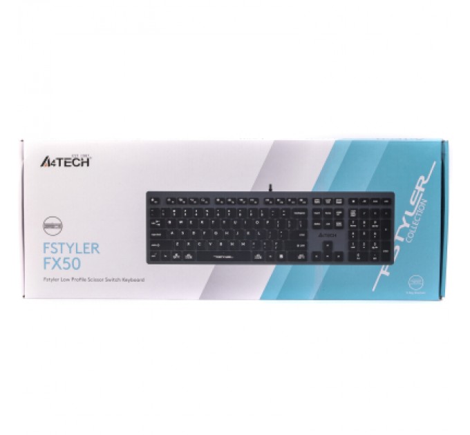 A4Tech Клавіатура A4Tech FX-50 USB Grey
