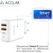 ACCLAB Зарядний пристрій ACCLAB AL-TC224 2хUSB 5В/2,4A/12W (1283126538834)