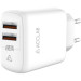 ACCLAB Зарядний пристрій ACCLAB AL-TC224 2хUSB 5В/2,4A/12W (1283126538834)
