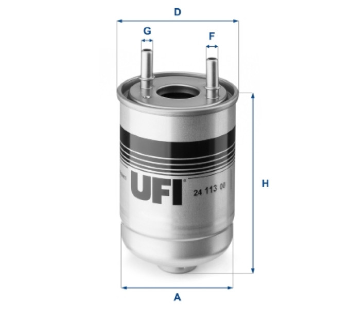 UFI Фільтр паливний UFI 24.113.00