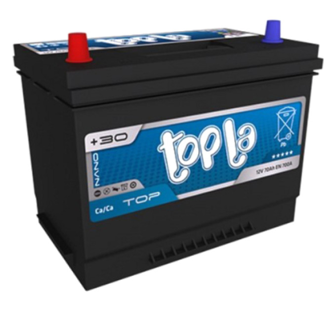 Topla Акумулятор автомобільний Topla 70 Ah/12V Top/Energy Japan (118 970)
