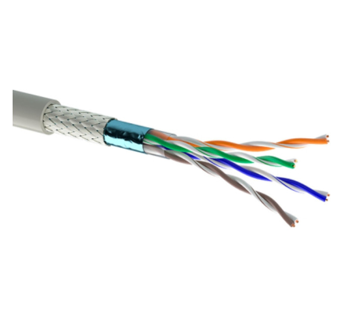OK-Net Кабель мережевий SFTP cat.5e, 305м (SF/UTP-cat.5E) OK-Net (КПВЭО-ВП (200) 4*2*0,51)