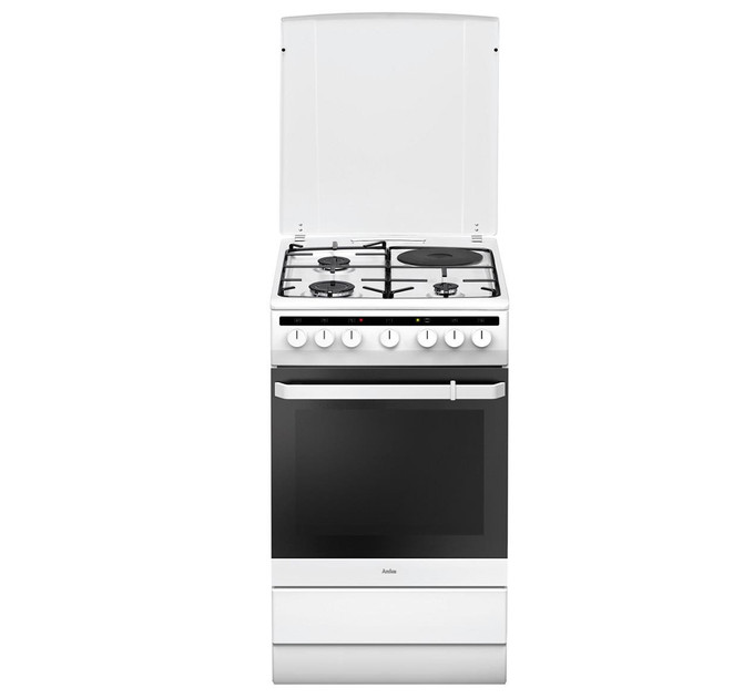 Комбінована плита  AMICA 58ME4.38HZPMS(W) ECO (54021)